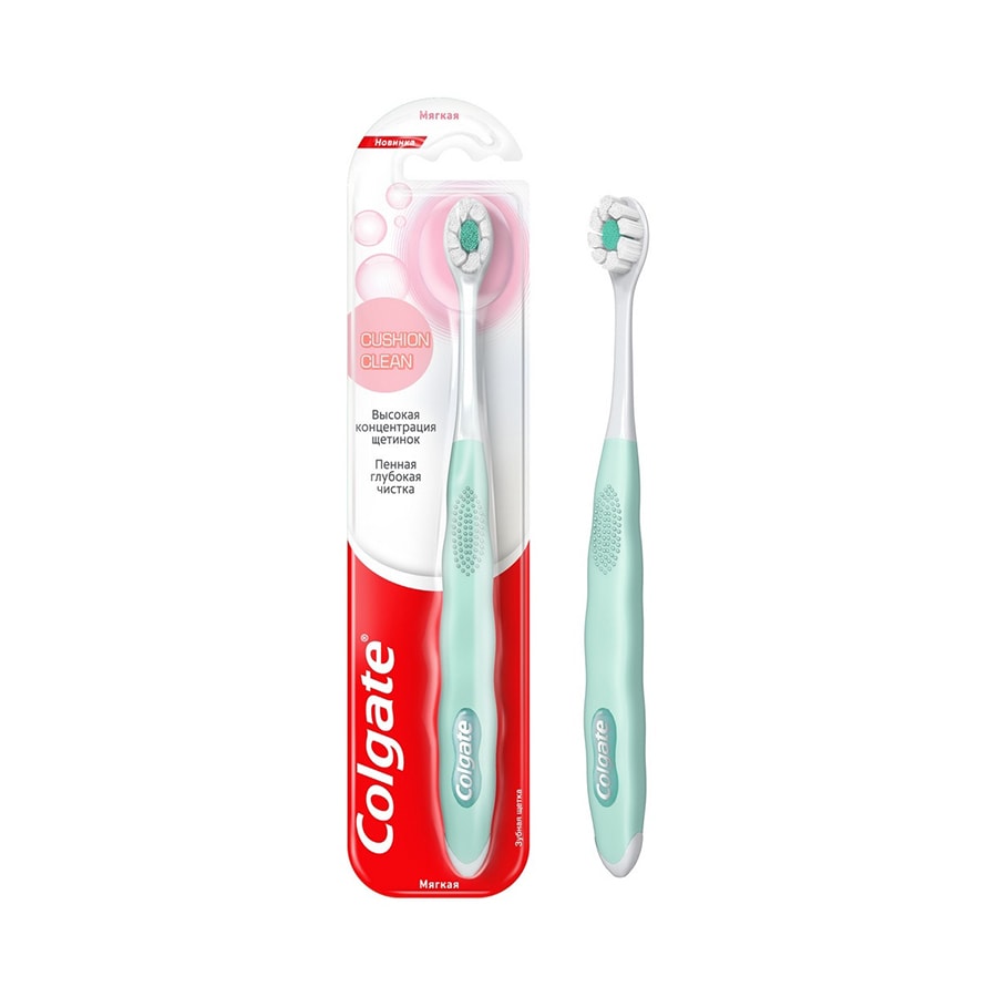 Colgate Cushion Clean зубная щетка мягкая 1 шт.